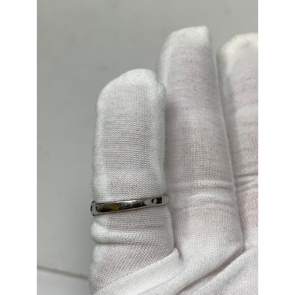 Seta Sterling Silver 925 Stamped Ring 7 Blue Stone Filigree Detail - Picture 4 of 7